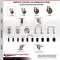 Service Caster 3 Inch 316SS High Temp Glass Filled Nylon 1-1/8 Inch Stem Caster Lock Brake SCC SCC-SS316TTLEX20S314-GFNSHT-118 - alternate 1
